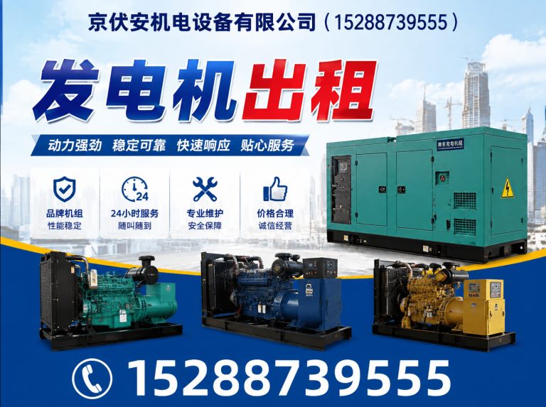 巴中应急发电机出租展示图