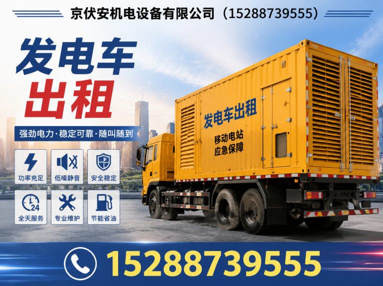 巴中发电车租赁展示图