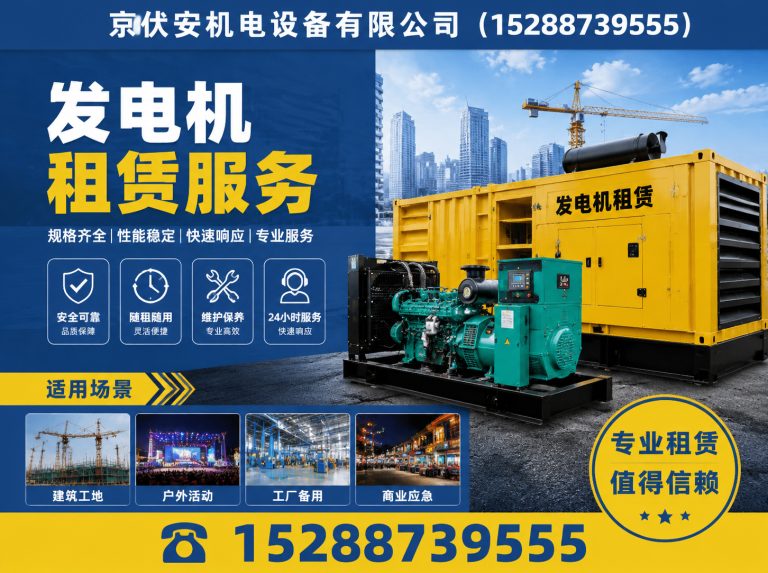 巴中静音发电车租赁展示图